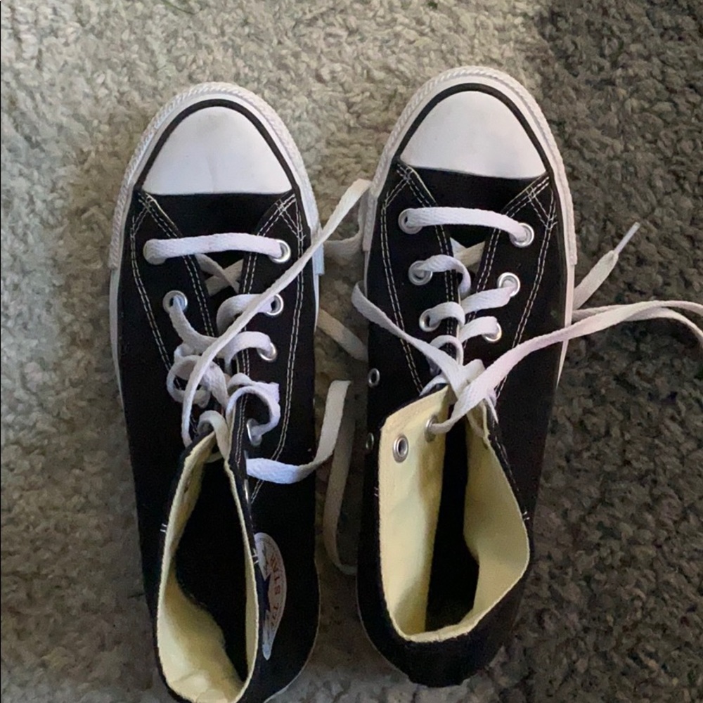 Black High Top Converse